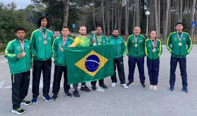 Atletas de São José de Piranhas conquistam 7 medalhas em campeonato internacional de Karatê na Itália
