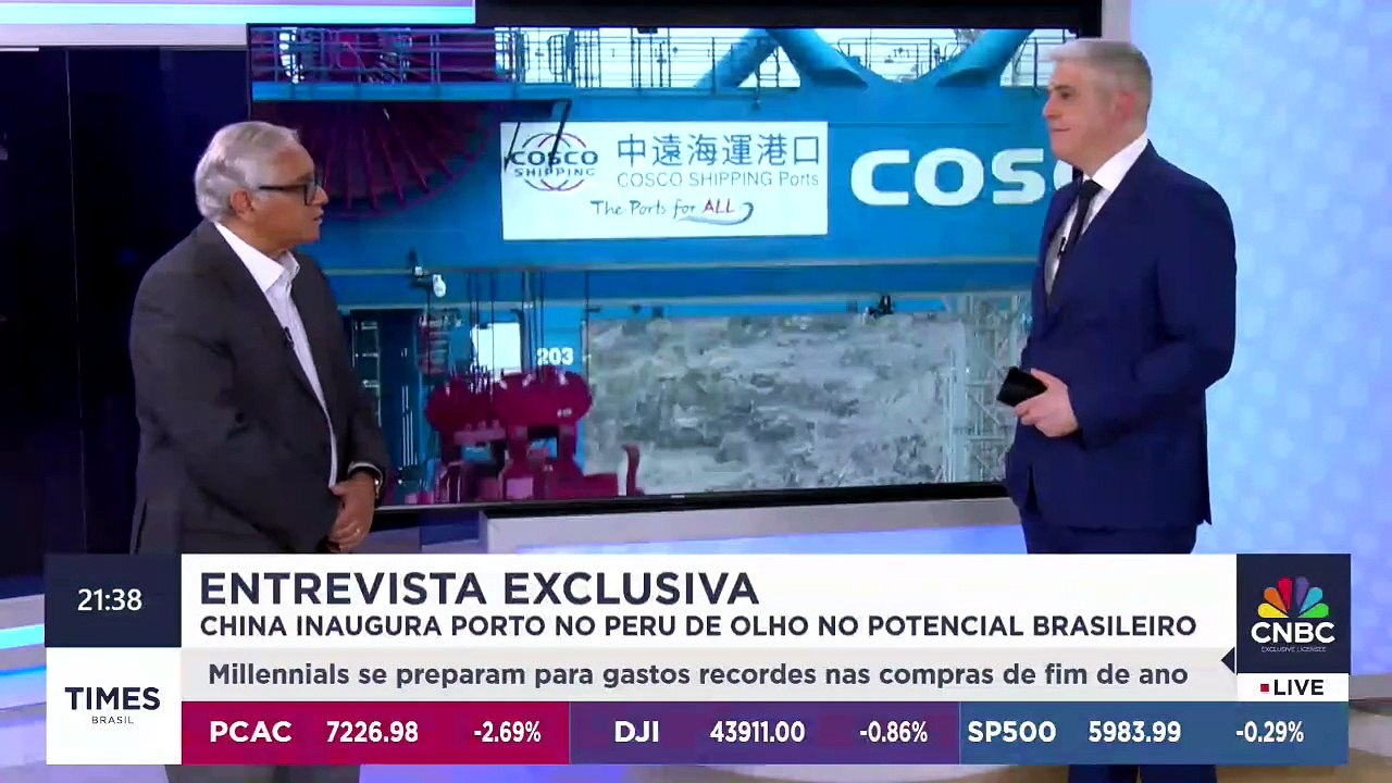 China abre porto no Peru e visa oportunidades do mercado brasileiro; ex-ministro peruano comenta
