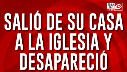 Intensa búsqueda de Emanuel: salió de su casa a la iglesia y desapareció