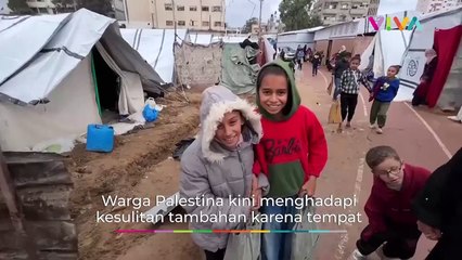 Suhu Dingin Melanda Warga Palestina