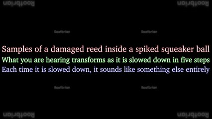 Sampled Squeaker Ball with damaged reeds - Slowed in 5 stages (Sound art/composition)
