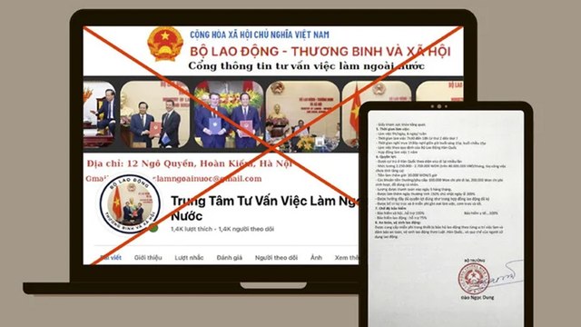 Xuất hiện tình trạng ngang nhiên mạo danh chữ ký của Bộ trưởng để lừa đảo xuất khẩu lao động
