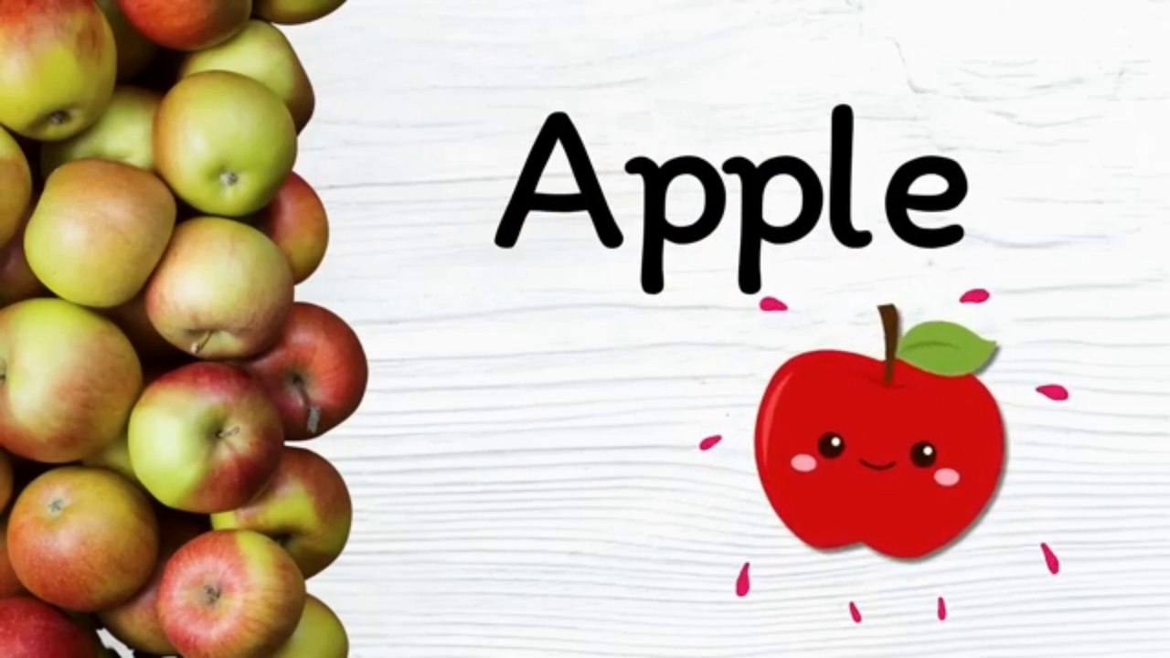 Learning Fruit Names for Kids | Spelling Fun | English  Vocabulary"