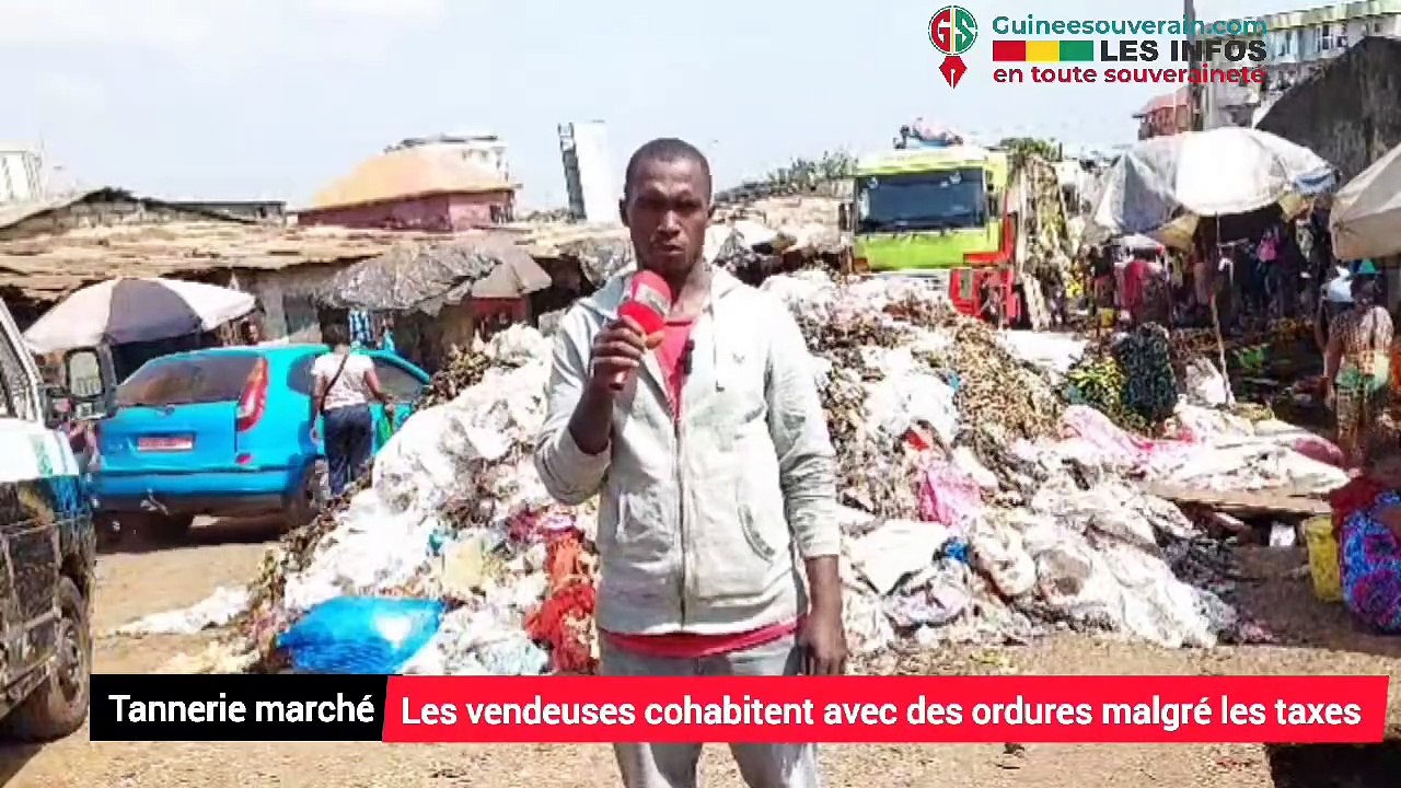 Cohabitation ordures et citoyens au marché de la Tannerie
