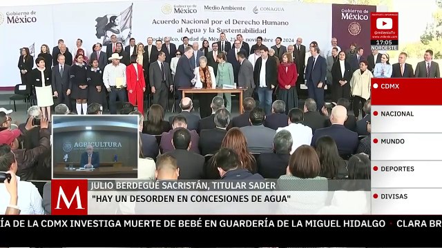 Al agua no la podemos tratar como una simple mercancía : Julio Berdegué Sacristán