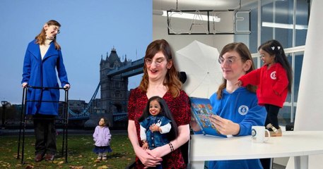 Pertemuan Paling Epik, Wanita Tertinggi, Terpendek Di Dunia!