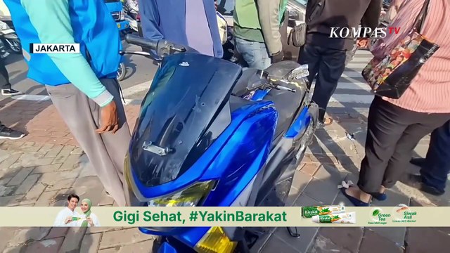 Sopir Mengantuk, Truk Tabrak Motor dan Mobil di Perempatan Slipi, Satu Pengendara Tewas
