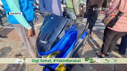 Sopir Mengantuk, Truk Tabrak Motor dan Mobil di Perempatan Slipi, Satu Pengendara Tewas