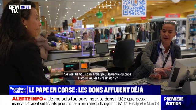 Venue du pape François en Corse: le diocèse d’Ajaccio récolte des dons jusque dans les supermarchés