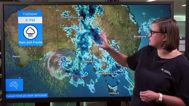 Wet weather and possible flooding for central and south-east Australia