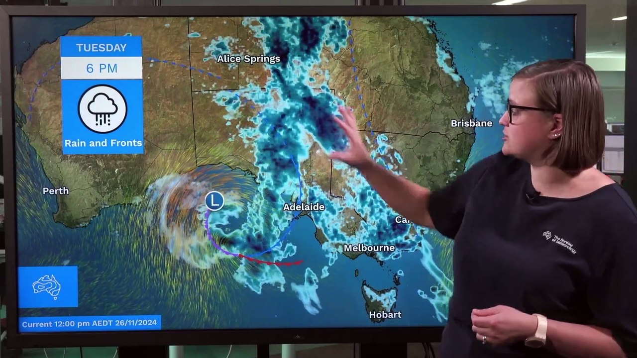 Wet weather and possible flooding for central and south-east Australia