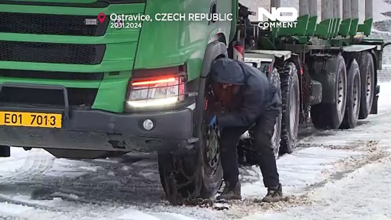 NO COMMENT: Llegan las primeras nieves del invierno a Europa