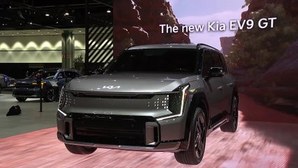The new Kia EV9 GT Premiere at 2024 LA Auto Show