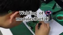 Welding of modules（Part 1）#Capacitive Switches#Digital Printed Capacitive Switch#User Interface Module