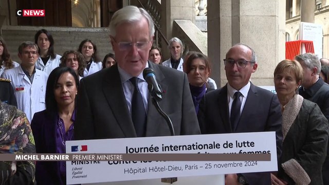 Violences faites aux femmes : ce qu'il faut retenir des mesures annoncées par Michel Barnier