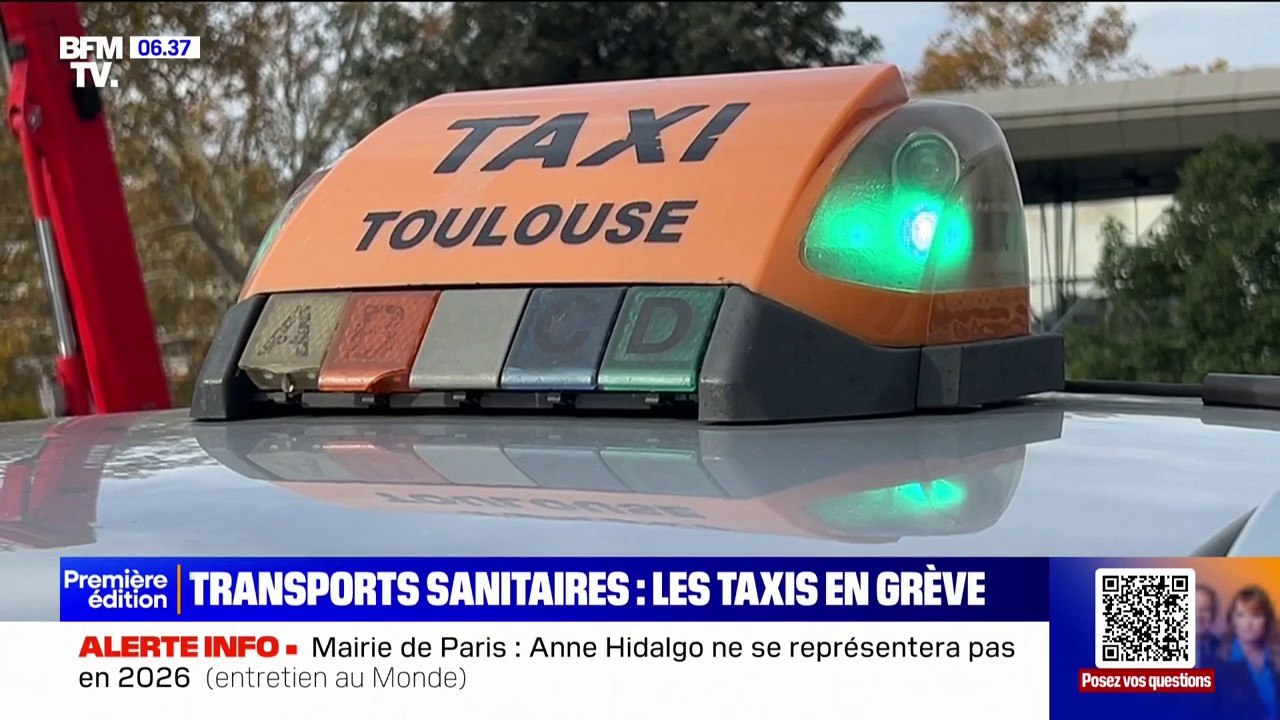 Transports sanitaires: en grève, des taxis s'opposent à la nouvelle convention avec l’Assurance maladie