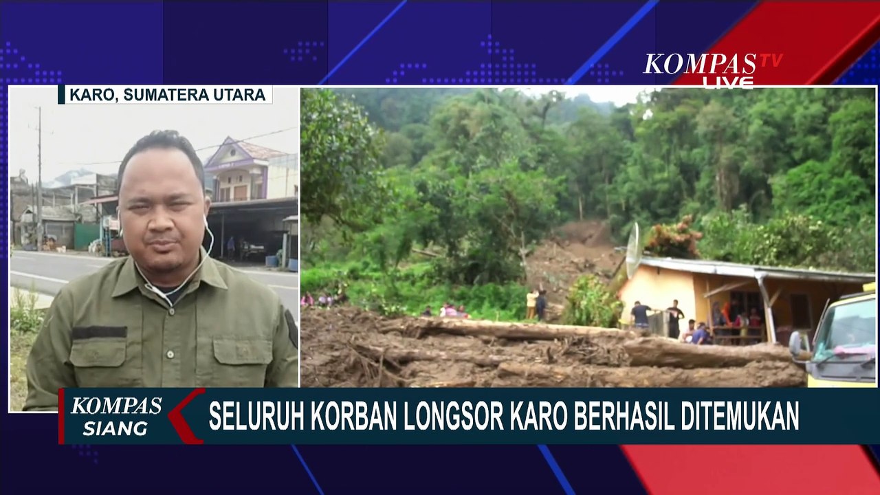 Terbaru! Seluruh Korban Longsor Karo Ditemukan, BPBD Fokus Perbaiki Akses Desa