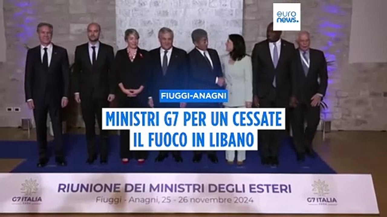 Tajani: gli sforzi per il cessate il fuoco in Libano sono al centro dei colloqui del G7 Fiuggi