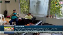 En Colombia Más de 40 familias campesinas se mantienen en protestas al frente de la agencia nacional de tierras