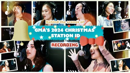 Not Seen on TV: Behind-the-scenes of GMA 2024 Christmas Station ID recording