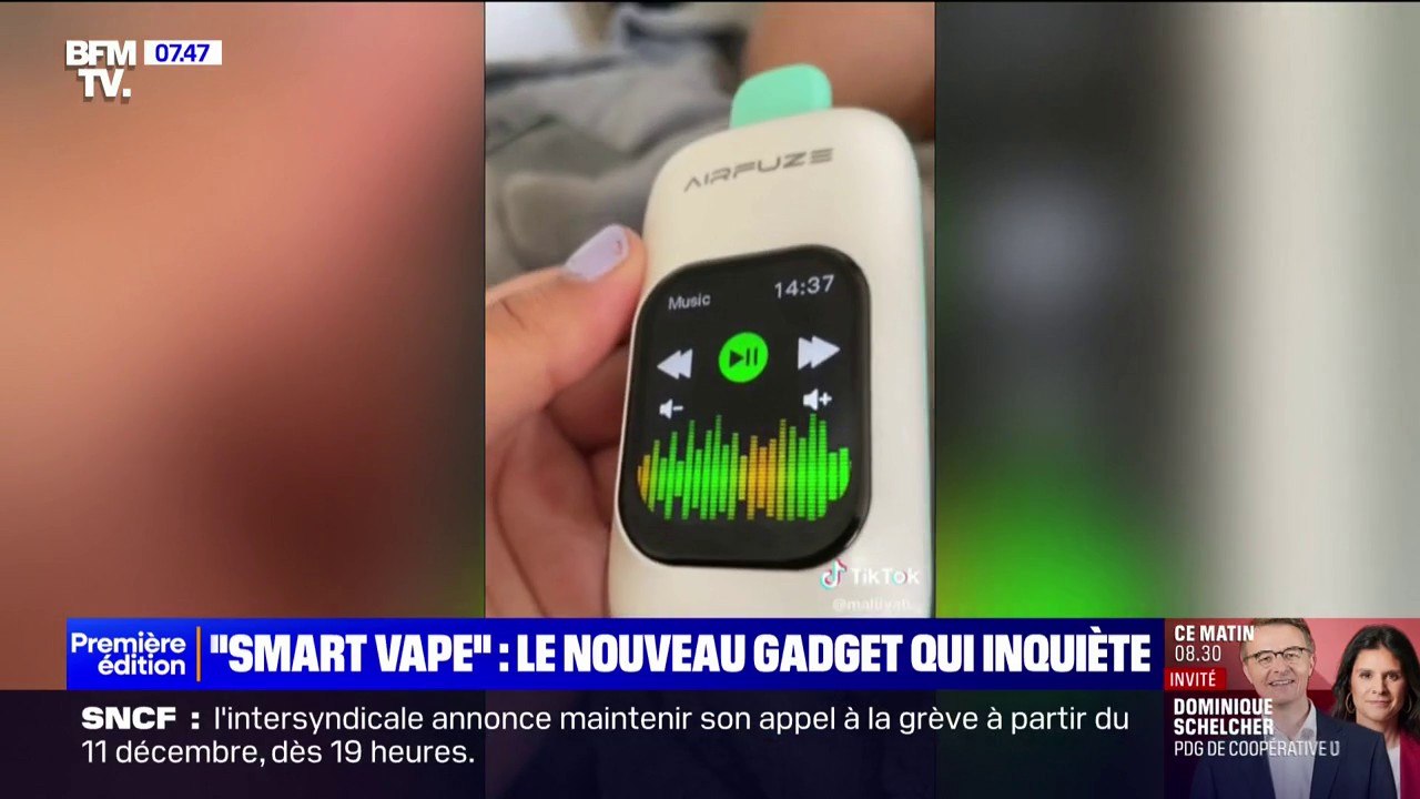 "Smart vape": cette nouvelle cigarette électronique qui risque de rendre les ados accros