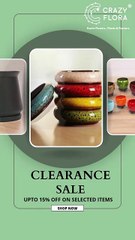 Clearance Sale: Up to 15% Off on Selected Items!