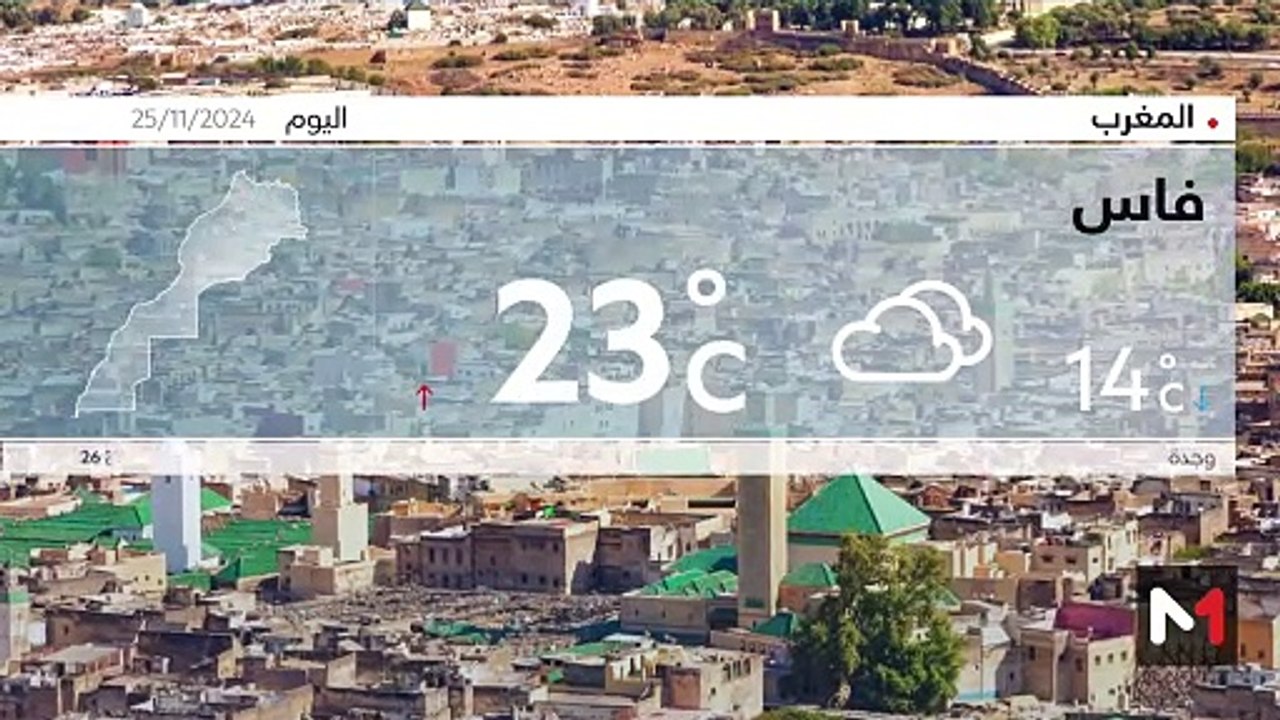 النشرة الجوية - 25/11/2024