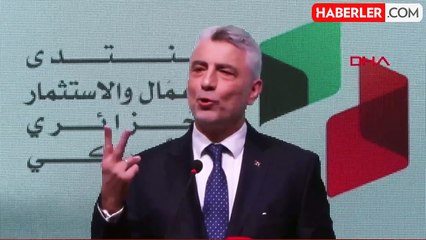 Bakan Bolat'tan Türkiye-Cezayir İş ve Yatırım Forumu'nda Mohammed İbrir'e teşekkür