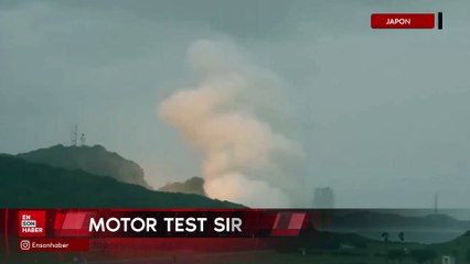Japonya’da Epsilon S roketinin motoru test sırasında patladı