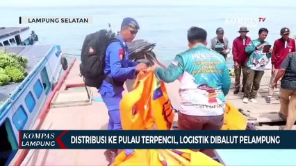 Seluruh Logistik Dibalut Pelampung saat Didistribusikan ke Pulau Terpencil
