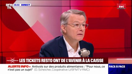 Dominique Schelcher propose de renommer les titres-restaurants en "tickets-repas"
