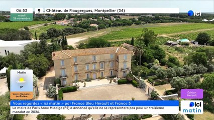 26/11/2024 - ICI Matin France Bleu Hérault en vidéo