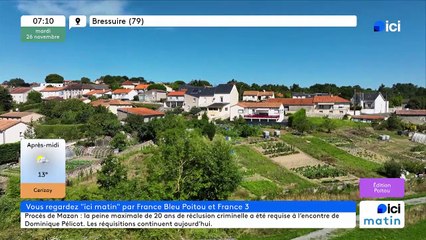 26/11/2024 - ICI Matin France Bleu Poitou en vidéo