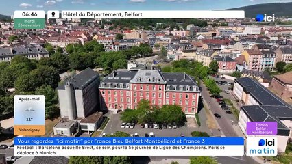 26/11/2024 - ICI Matin France Bleu Belfort Montbéliard en vidéo