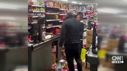 Gaziosmanpaşa'da hırsızlık girişimi: Yakalanınca yangın tüpüyle kaçmaya çalıştılar!
