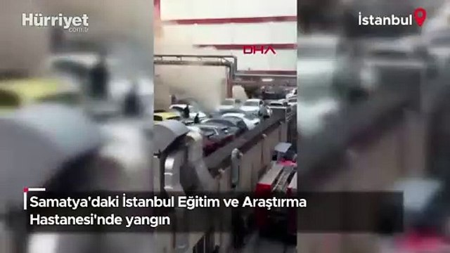 İstanbul Eğitim ve Araştırma Hastanesi'nde yangın