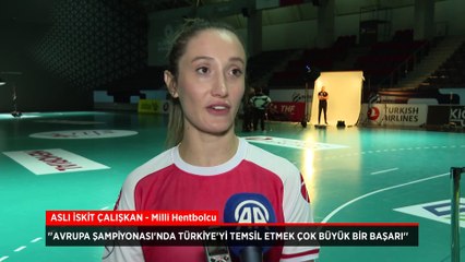 Milli hentbolcu Aslı İskit Çalışkan'ın Avrupa Şampiyonası heyecanı