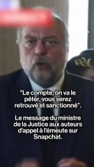 "Le compte, on va le péter, vous serez retrouvé et sanctionné".