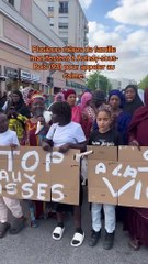 Des mères de famille manifestent pour appeler au calme