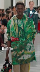 Avec le mannequin Chérif à Grand-Bassam