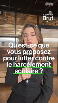 Qu'est-ce que vous donneriez comme conseil pour lutter contre le harcèlement scolaire ?