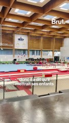 À l'entraînement avec la gymnaste Marine Boyer