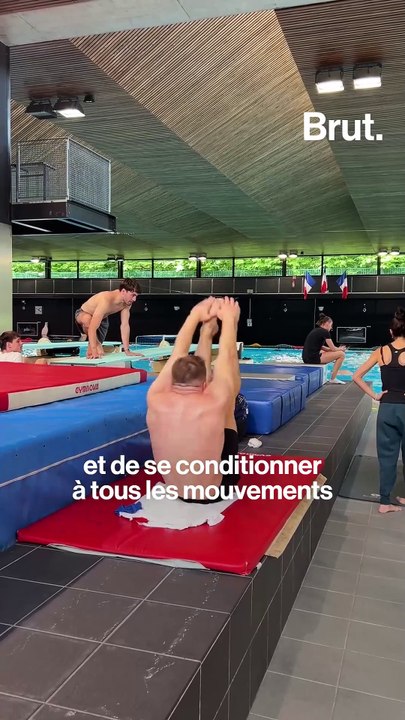 À l'entraînement avec le plongeur Alexis Jandard