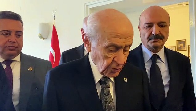 Devlet Bahçeli: Görüşme arzusu taşırlarsa her zaman görüşebiliriz