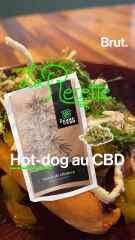 Un hot-dog revisité à base de pulled pork... et de CBD
