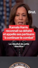 Kamala Harris reconnaît sa défaite et appelle ses partisans à "continuer le combat"