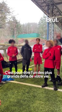 Avec les futurs grands du football français à l'INF Clairefontaine