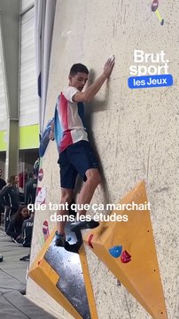 Concilier sport de haut niveau et études avec le grimpeur Paul Jenft