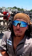 Il filme une tornade foncer droit sur lui