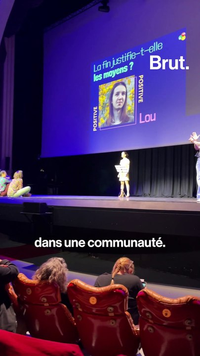 Le défi de Lou, en finale d'un concours d'éloquence
